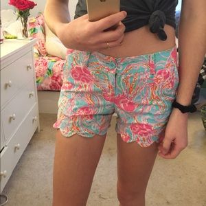 lilly pulitzer jellies be jammin buttercup shorts